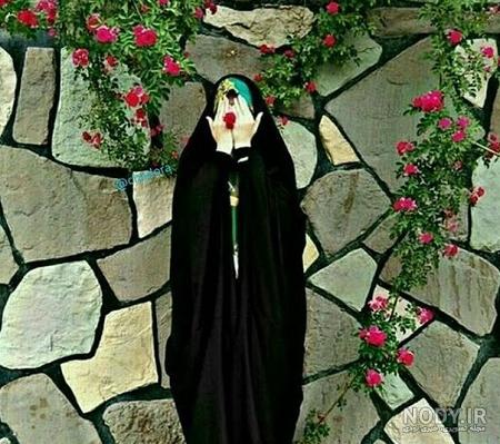 دختر چادری مذهبی