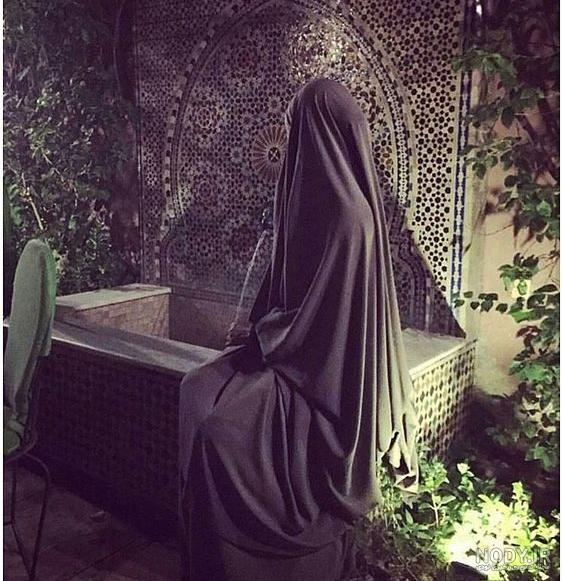 عکس دختر چادری کارتونی برای پروفایل