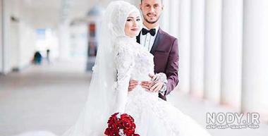 عکس عروس تنها زیبا