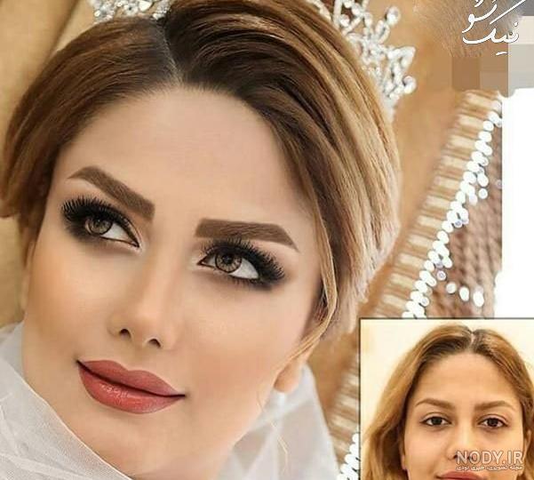 عکس عروس و داماد عاشقانه