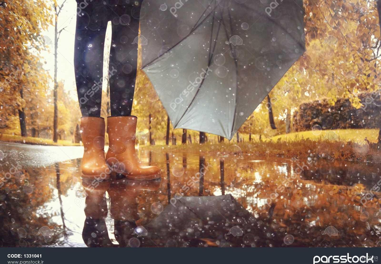 عکس پروفایل بارانی شاد