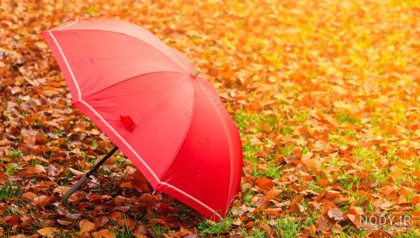 عکس چتر پاییزی