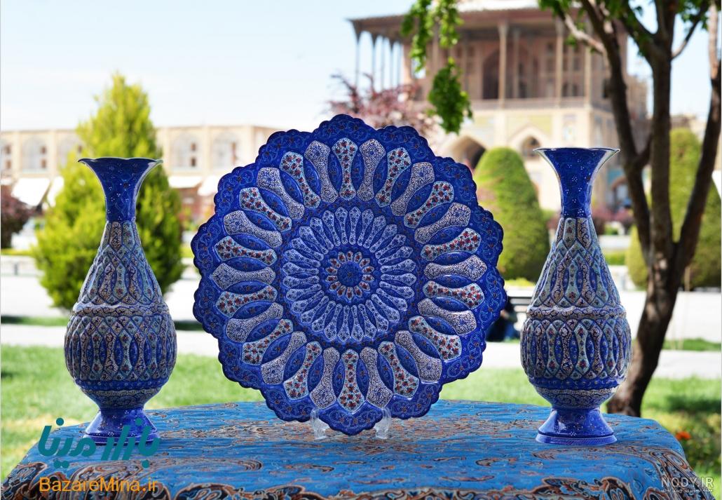 شابلون میناکاری روی سفال شابلون میناکاری روی سفال