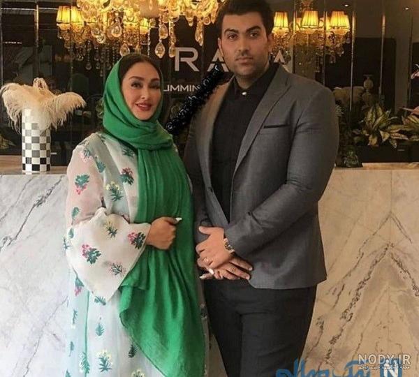 عکس الهام حمیدی و همسرش در هتل لاکچری