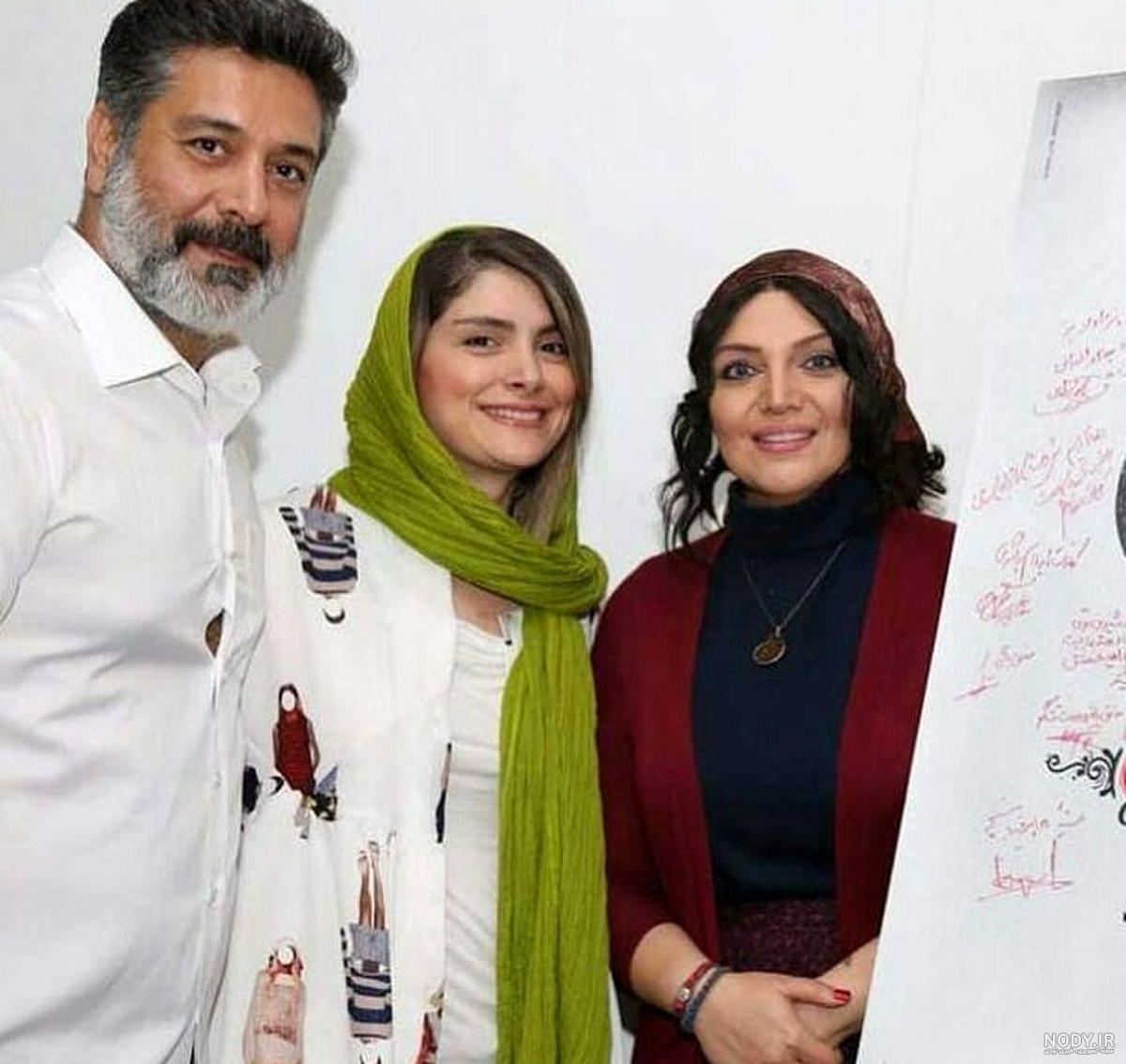 عکس بازیگر حمیدرضا پگاه و همسرش