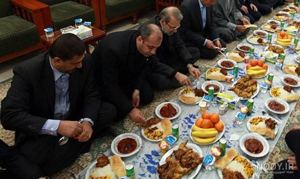 عکس سفره شام دورهمی