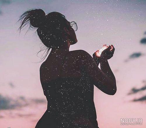 عکس پروفایل دخترونه سیاه و سفید غمگین