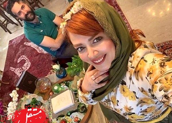 عکس بهاره رهنما کنار همسرش عکس نودی