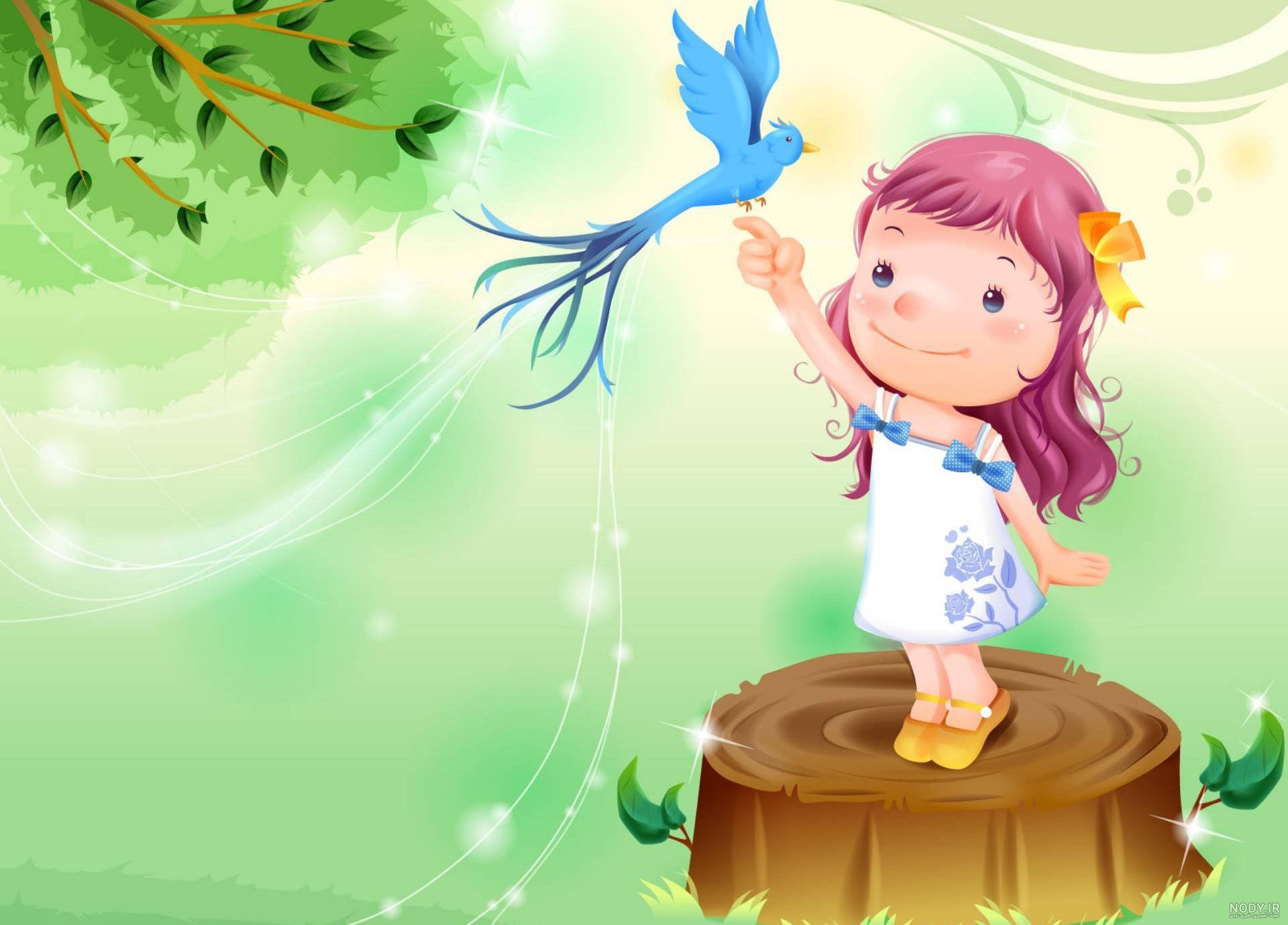 دانلود عکس نقاشی دختر غمگین