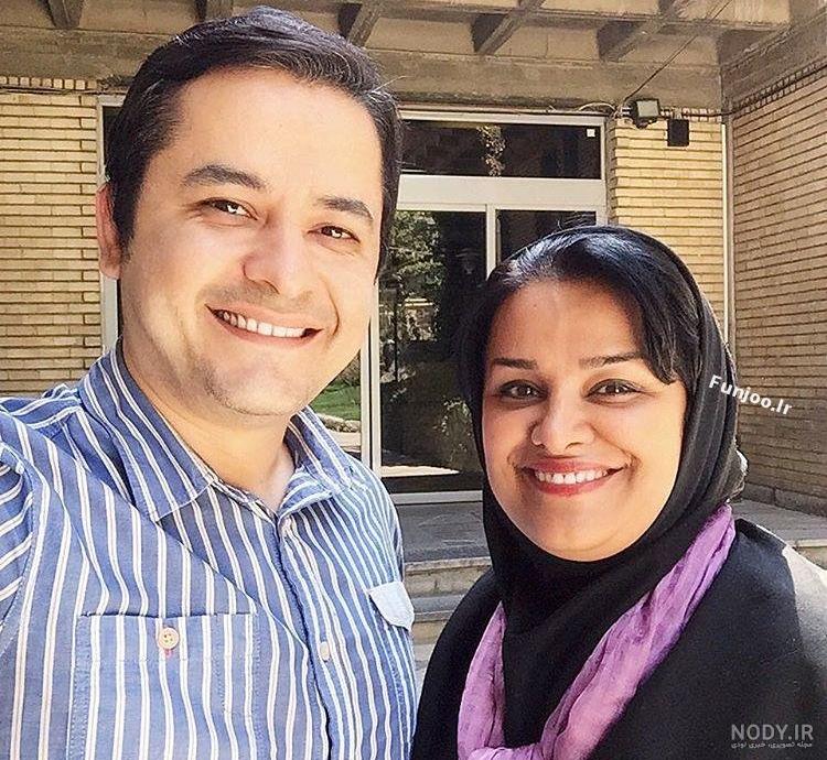 عکس افشین زی نوری با همسرش