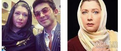 عکس فریبا متخصص و پسرش