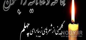 شعر چهلم پدر شعر چهلم پدر