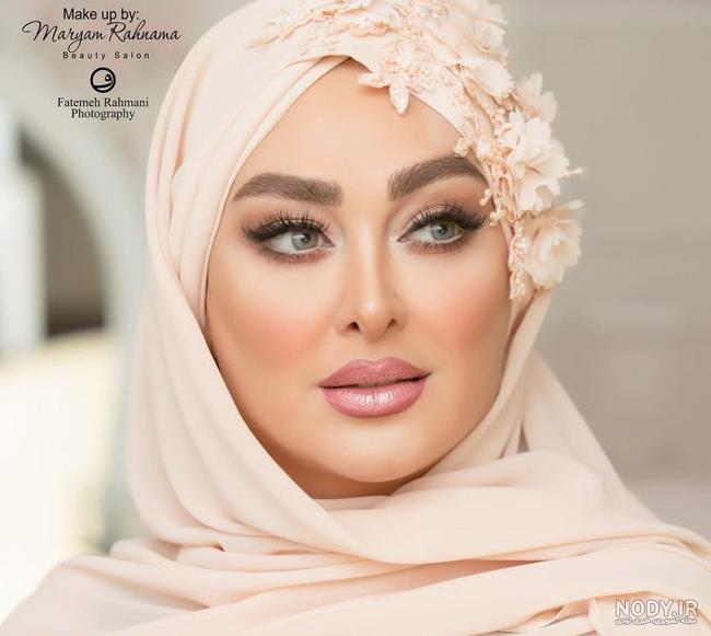 عکس الهام حمیدی با همسرش