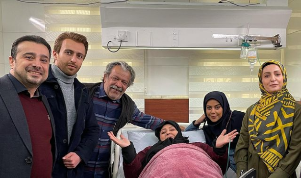 عکس شهره لرستانی با همسرش
