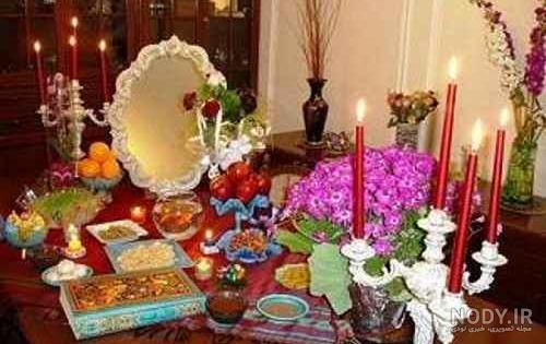 عکس های جدید سفره هفت سین سنتی عکس های جدید سفره هفت سین سنتی