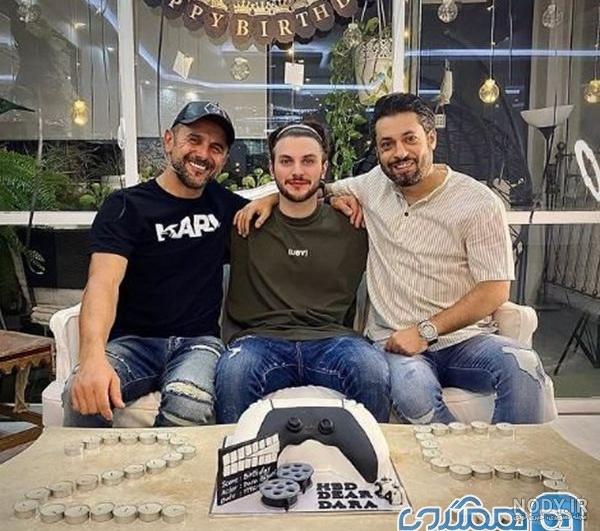 عکس پسر امین حیایی و همسرش عکس پسر امین حیایی و همسرش