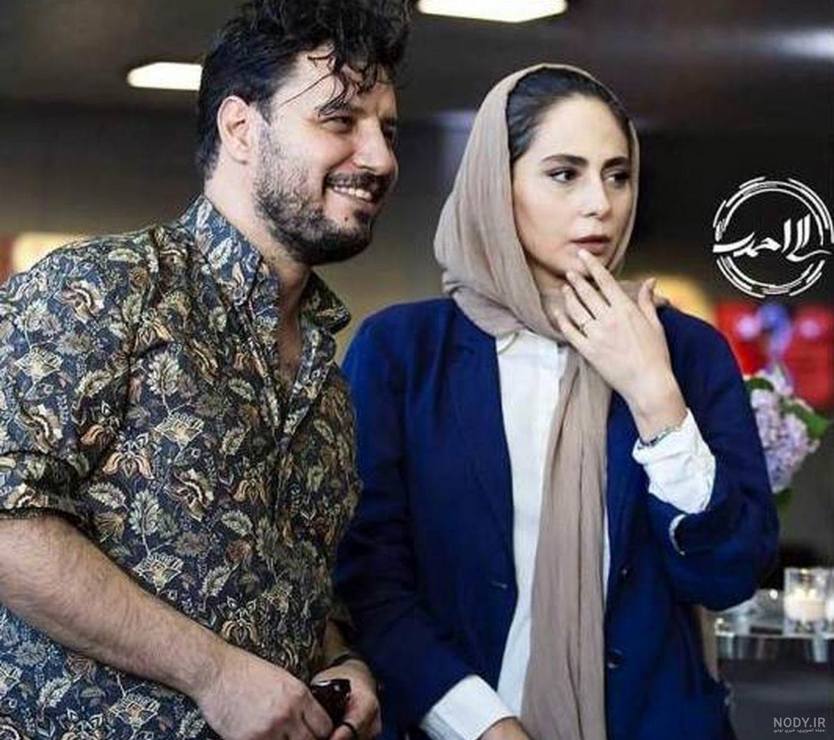 عکسهای عروسی جواد عزتی و همسرش