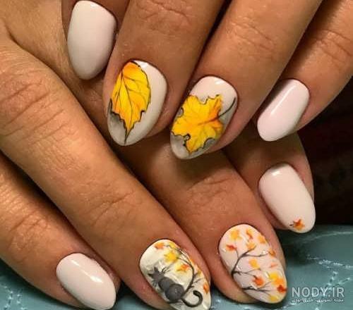 ژلیش ناخن پاییزی ژلیش ناخن پاییزی