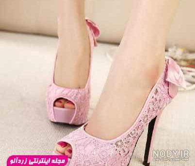 کفش پاشنه بلند پهن جدید کفش پاشنه بلند پهن جدید
