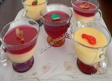تزیین ژله عروس و داماد تزیین ژله عروس و داماد