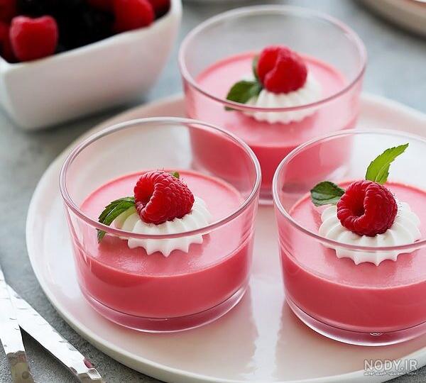 تزیین ژله لیوانی تزیین ژله لیوانی