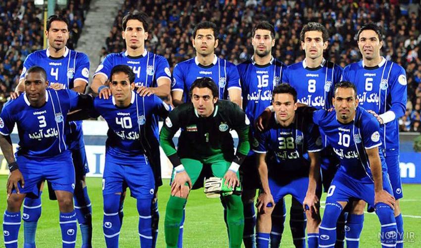 عکس تیمی استقلال در دربی ۹۶