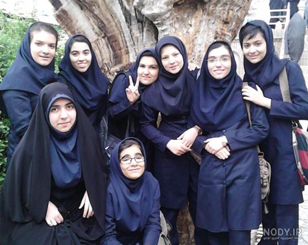 عکس دختر معمولی با حجاب