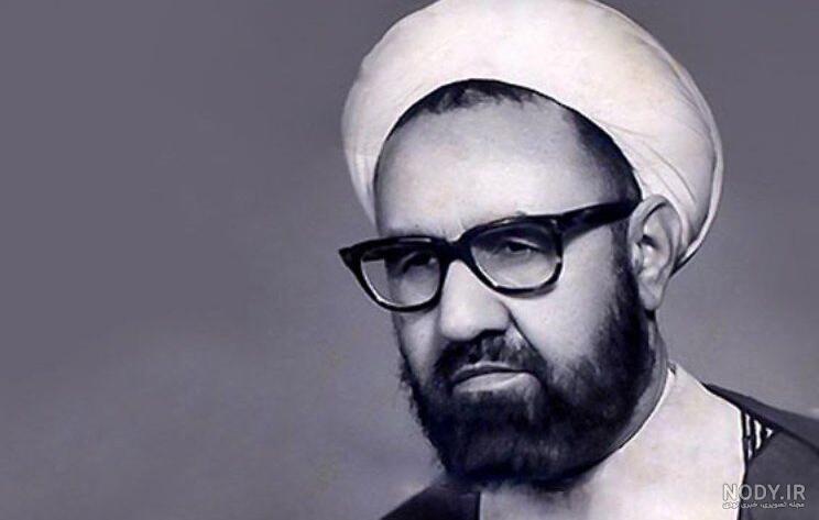 عکس شهید مطهری و رهبری