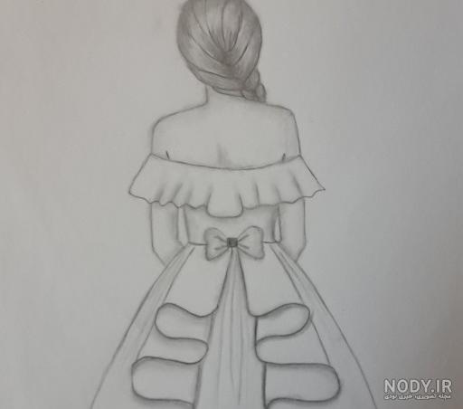 نقاشی دخترانه زیبا