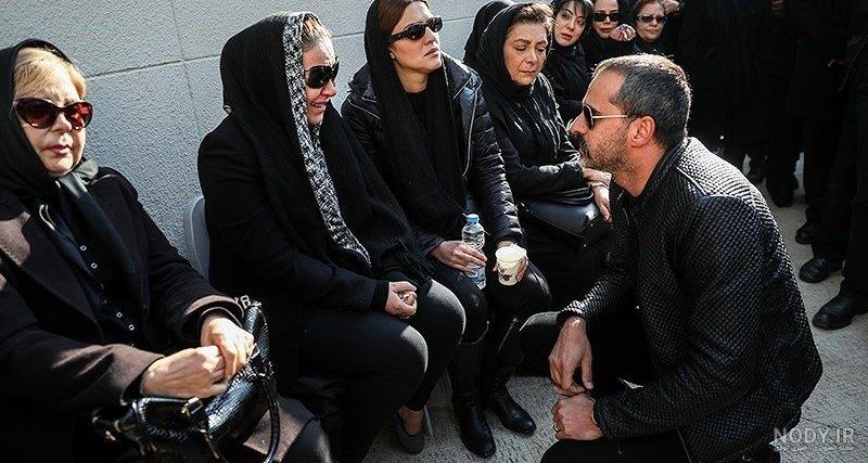 پسر زیبا بروفه در مراسم پدرش پسر زیبا بروفه در مراسم پدرش