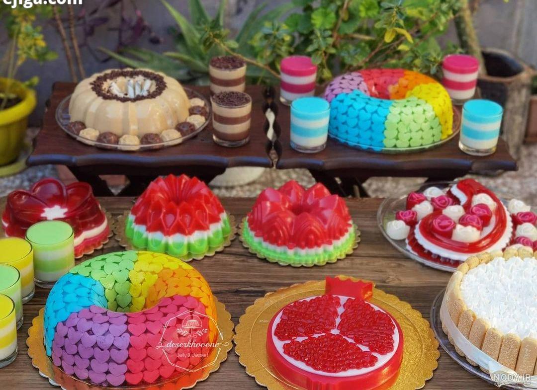 ژله لیوانی تک نفره برای تولد ژله لیوانی تک نفره برای تولد