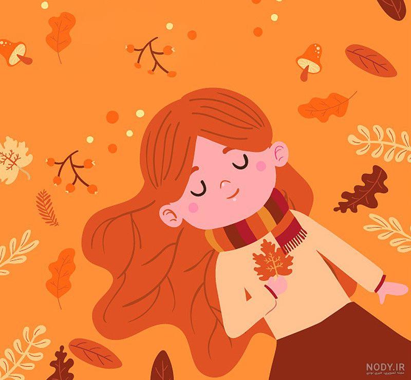  بک گراند پاییزی فانتزی