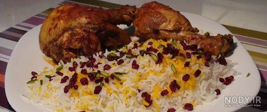 طرز تهیه ی زرشک پلو با مرغ طرز تهیه ی زرشک پلو با مرغ