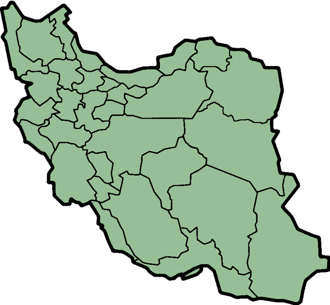 عکس نقشه ایران خام