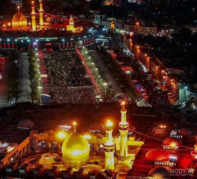 عکس ورودی حرم امام حسین