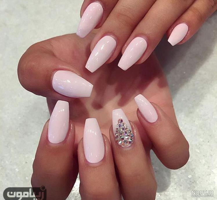 ناخن مدل تابوتی ناخن مدل تابوتی