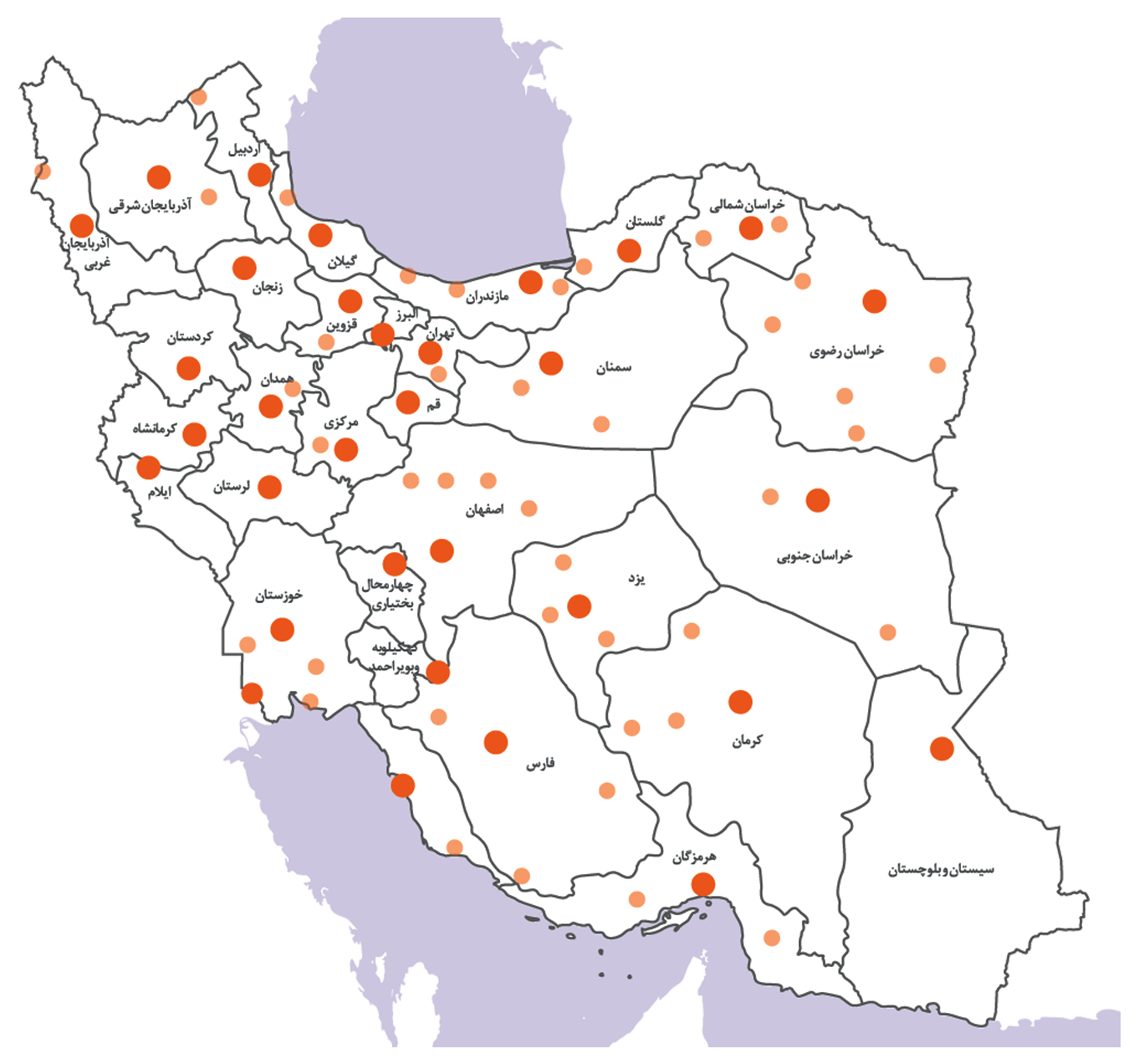 نقشه ایران آنلاین نقشه ایران آنلاین