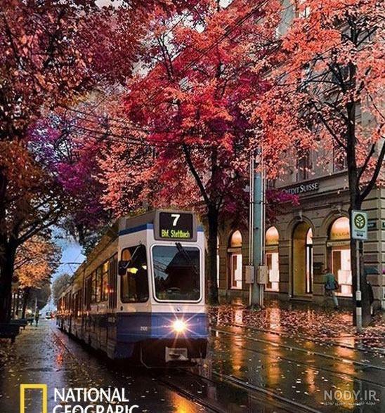  عکس باران پاییز