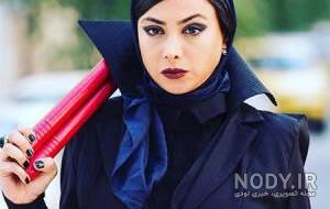 آزاده صمدی قبل از عمل بینی آزاده صمدی قبل از عمل بینی