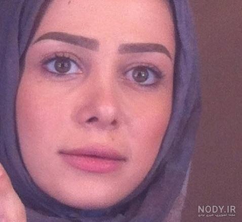 الناز حبیبی بدون آرایش