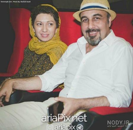 تصاویر رضا عطاران با همسرش