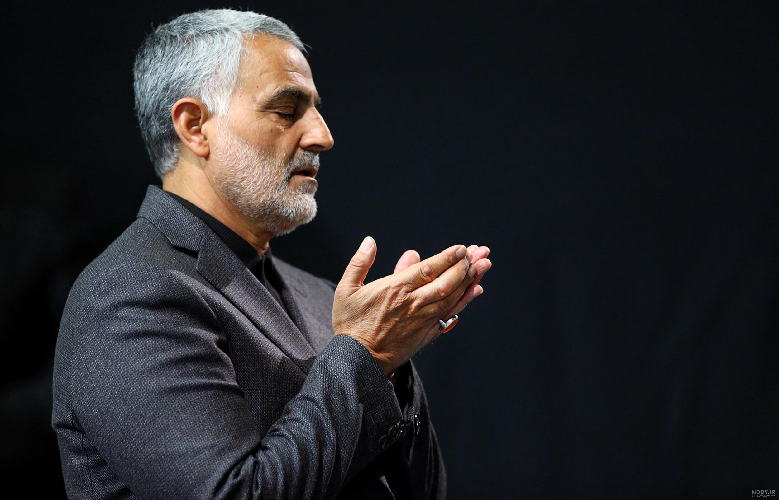 دست حاج قاسم سلیمانی موقع شهادت