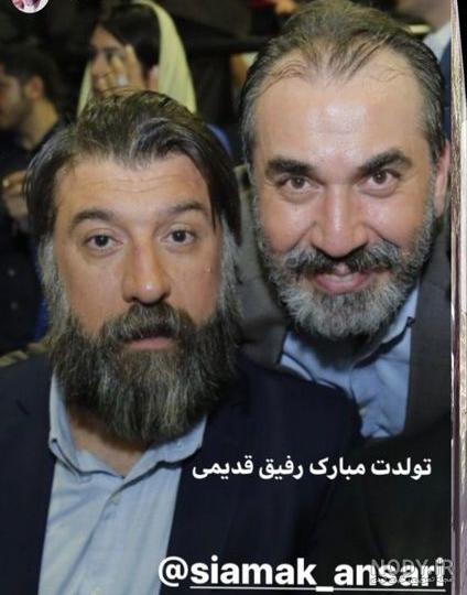 سیامک انصاری و مهران مدیری
