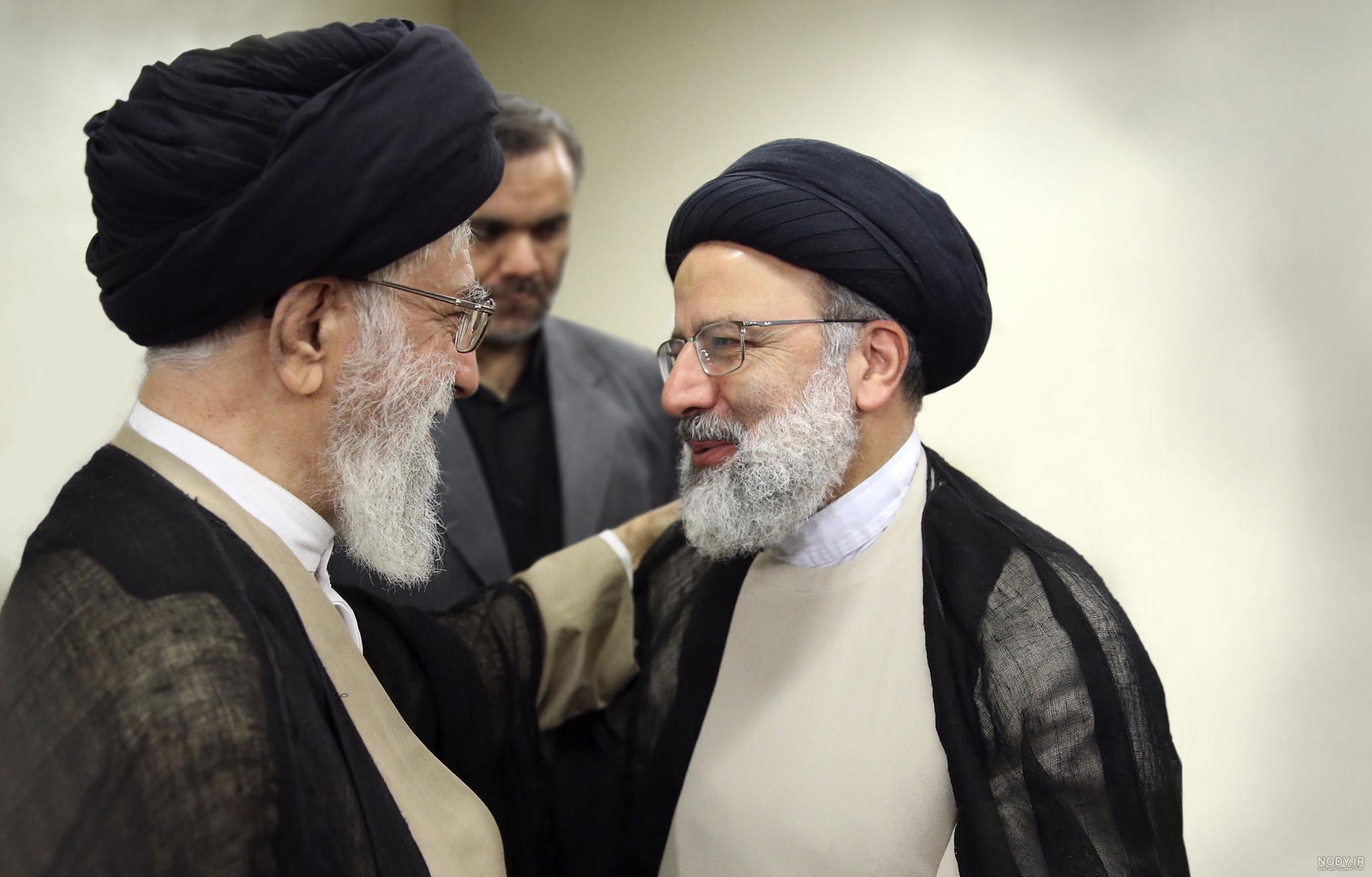 عکس امام رهبری رئیسی