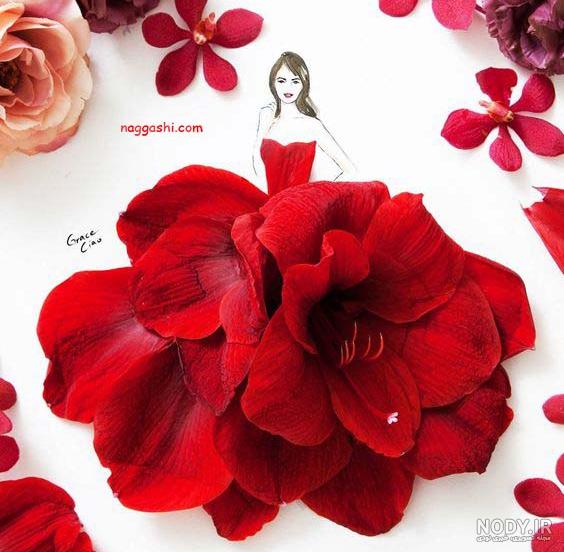 عکس دختر با گل رز برای پروفایل