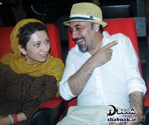 عکس رضا عطاران وهمسرش و فرزندش