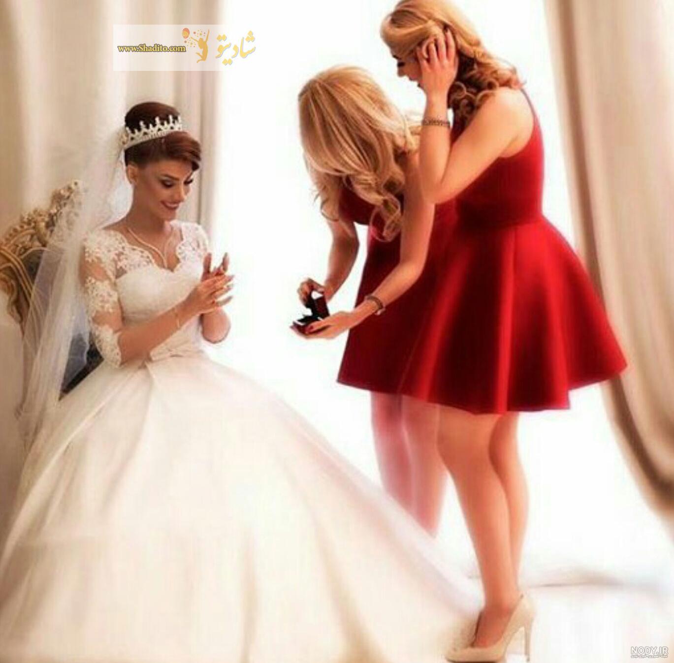 عکس ساقدوش عروس بچه