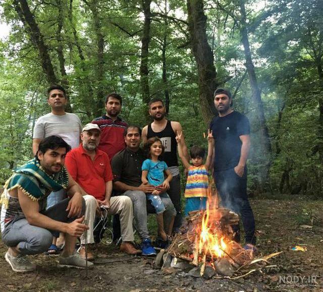 عکس شهید بابک نوری و همسرش