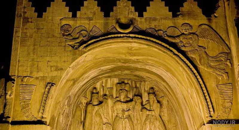 عکس طاق بستان با کیفیت بالا عکس طاق بستان با کیفیت بالا