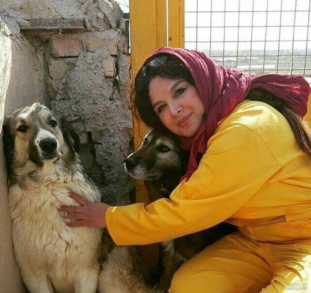 عکس سگ شهره سلطانی